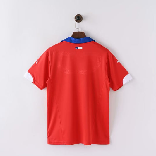 Retro Chile Home Fans Football Jersey 2014