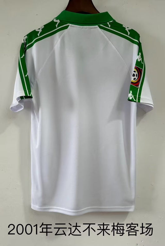 Retro Werder Bremen Home White Football Jersey 2001