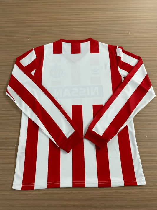 Retro Chivas Home Long Sleeve Football Jersey 1990/1991