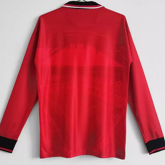Retro Manchester United Home Long Sleeve Football Jersey 1994/1996