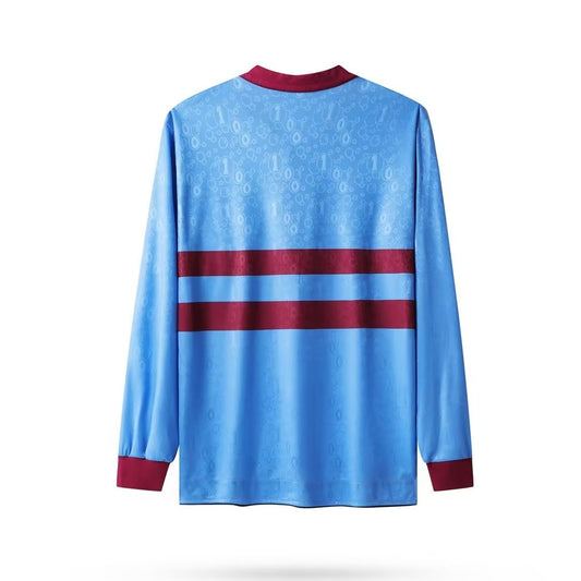 Retro West Ham Away Long Sleeve Football Jersey 1995/1997