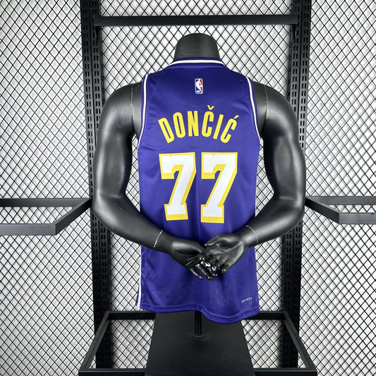 Los Angeles Lakers Purple Jordan #77 DONCIC NBA Jerseys 2026