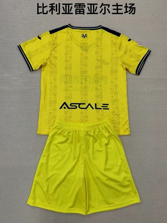 Villarreal Home Kids Football Jersey 2024/2025