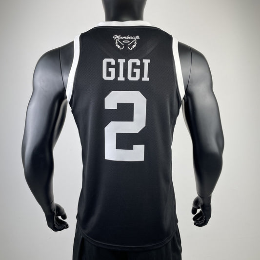 Los Angeles Lakers Commemorative Edition Black #2 GIGI NBA Season Jerseys