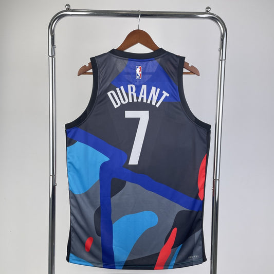 Brooklyn Nets City Edition #7 DURANT NBA Season Jerseys 2024