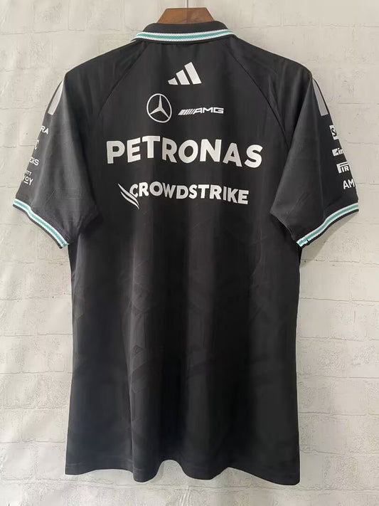 F1 Mercedes-Benz POLO Black Short Sleeve Racing Suit 2026
