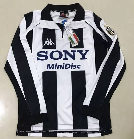 Retro Juventus Home Long Sleeve Football Jersey 1997/1998