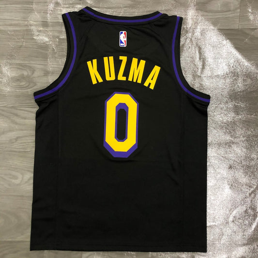 Los Angeles Lakers Latin Black#0 KUZMA NBA Season Jerseys