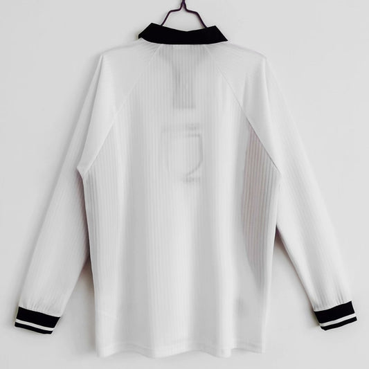 Retro England Home Long Sleeve Football Jersey 1998