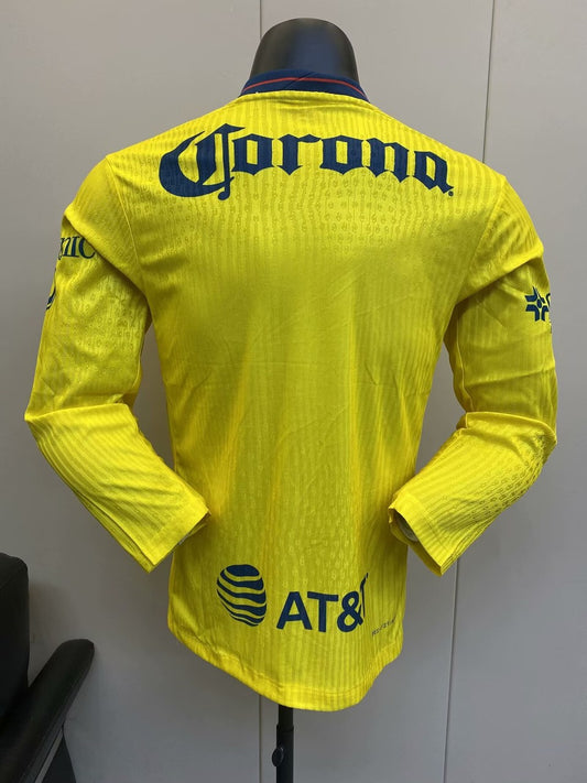 Club America Home Long Sleeves Player Football Jersey 2024/2025