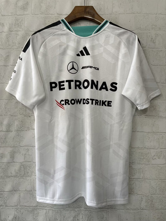 F1 Mercedes-Benz White Short Sleeve Racing Suit 2026