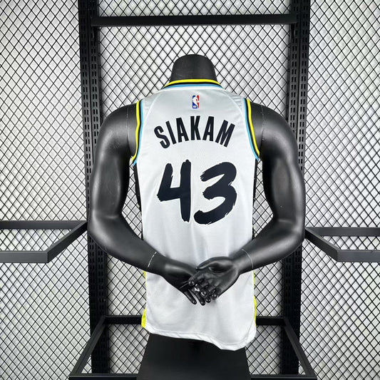 Indiana Pacers City Edition #43 SIAKAM NBA Jerseys 2025