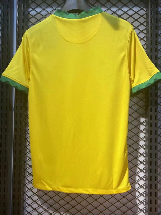 Retro Brazil Home Yollow Football Jersey 2021