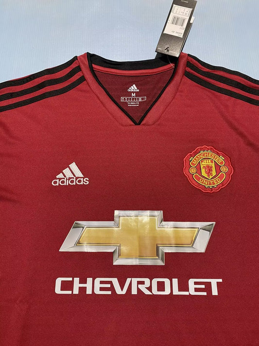 Retro Manchester United Home Long Football Jersey 2018/2019