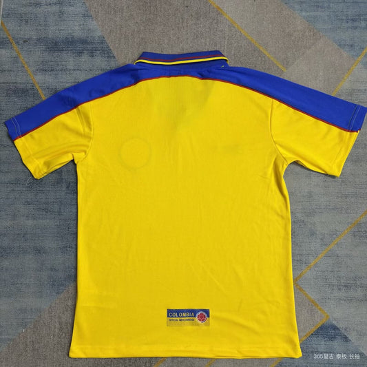Retro Colombia Home Football Jersey 1998