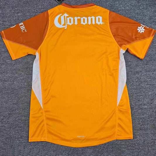 Club America Goalkeeper Player Orange Football Jersey 2025/2026