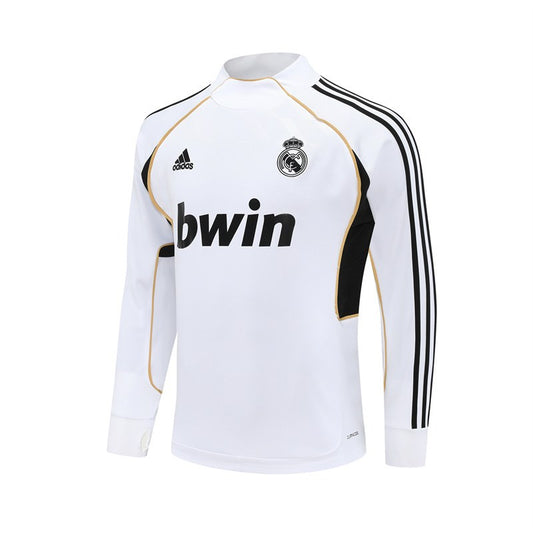Retro Real Madrid Training Tracksuit White 2011/2012