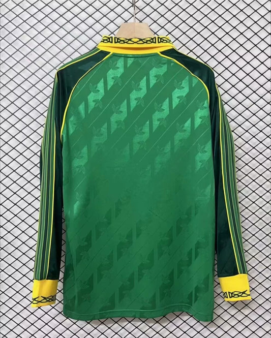 Retro Celtic Long Green Football Jersey