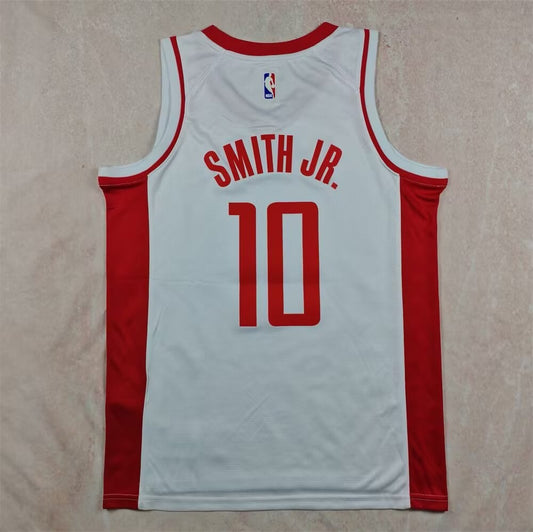 Houston Rockets White #10 SMITH JR. NBA Jerseys