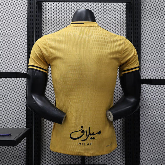 Al Ittihad Saudi Third Away Yellow Player Football Jersey 2025/2026