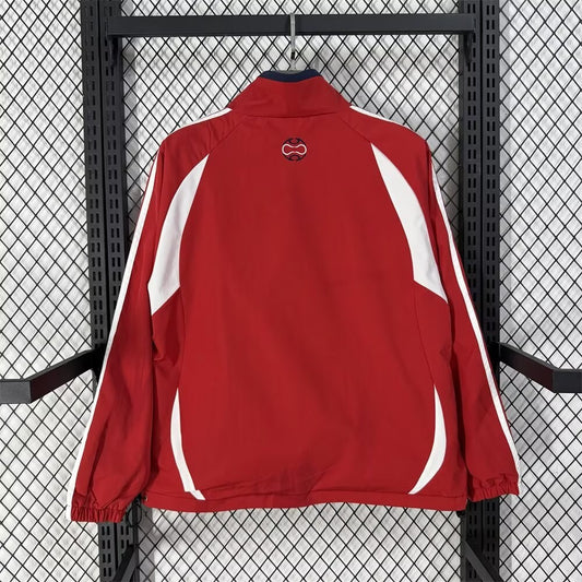 France Windbreaker Red Football Jersey 2026/2027