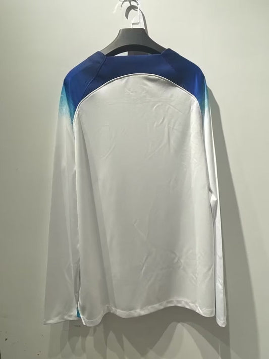 England Home Long Sleeve Fans Football Jersey 2022/2023