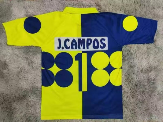 Retro MEXICO.CAMPOS.GOLF YELLOW #1 Campos Football Jersey 1995