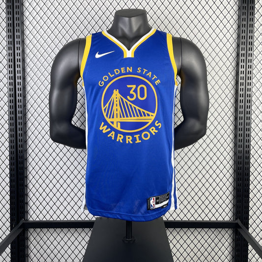 Golden State Warriors V-neck Blue #2974 CURRY NBA Season Jerseys 2023