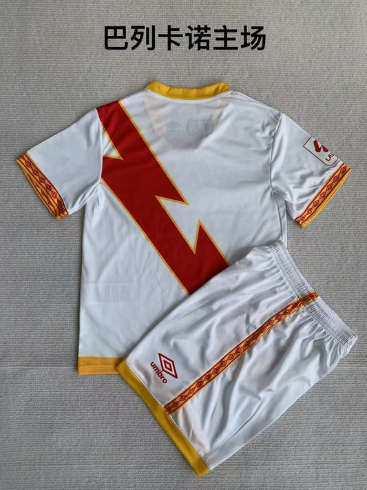 Rayo Vallecano Home Kids Football Jersey 2023/2024