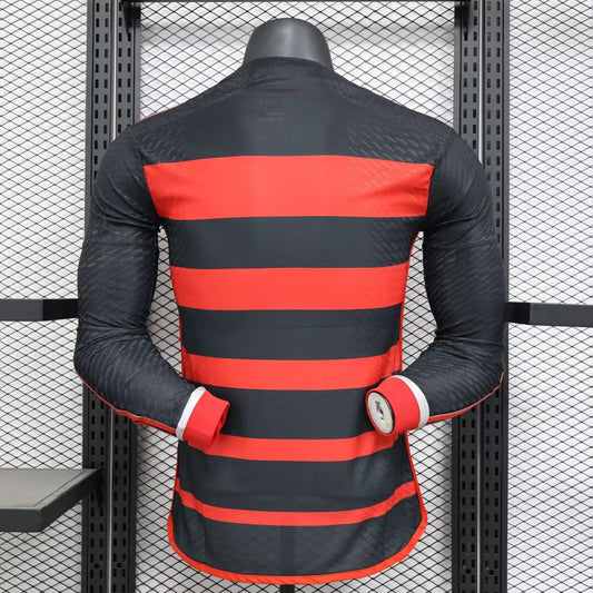 Flamenco Home Long Sleeves Player Football Jersey 2024/2025