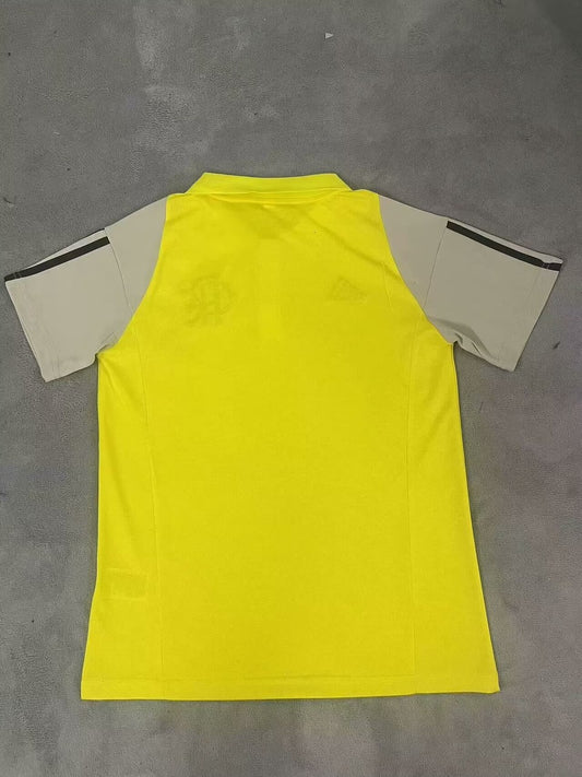 Flamenco Yellow POLO Fans Football Jersey 2024/2025
