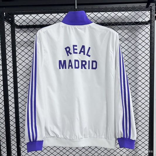 Real Madrid Windbreaker White Football Jersey 2025/2026