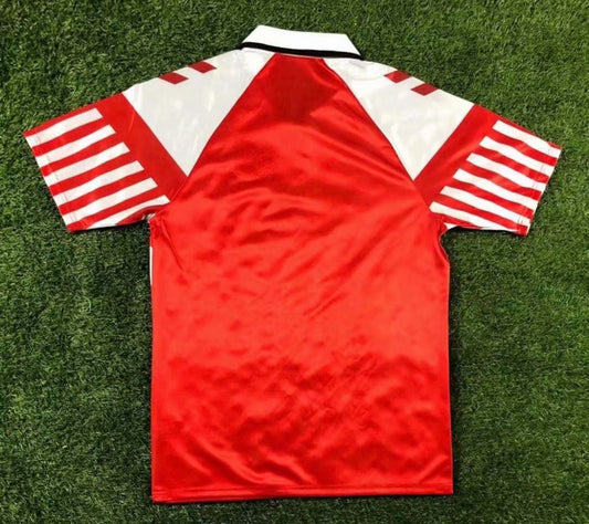 Denmark Home Fans Football Jersey 1992
