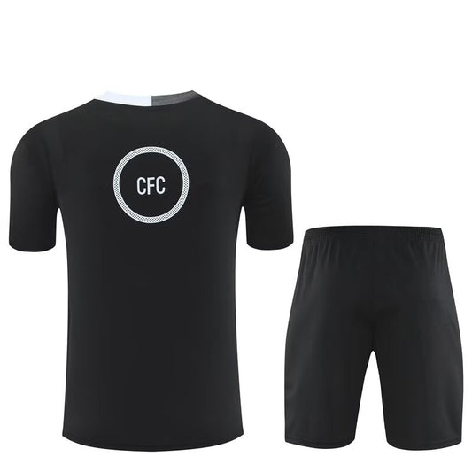 Chelsea Training Fans Kits Black Football Jersey 2025/2026 (Kids And Man )