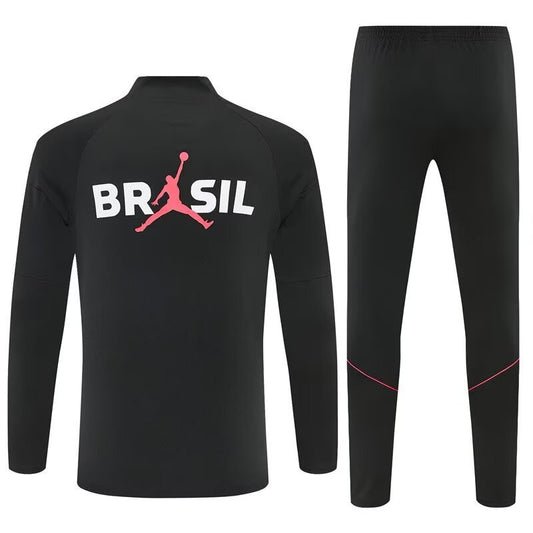 Brazil Training Tracksuit Black (Kids And Man 10-2XL) 2026/2027