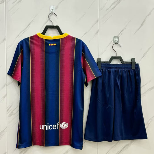 Retro Barcelona Home Kits Suit Fans Football Jersey 2020/2021