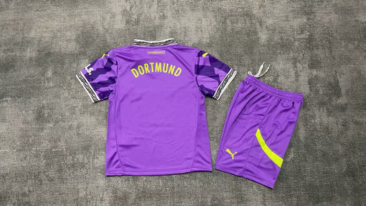 Dortmund Goalkeeper Kids Football Jersey 2025/2026