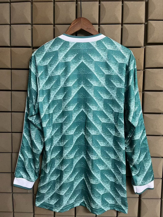 Retro Germany Away Long Sleeve Football Jersey 1990