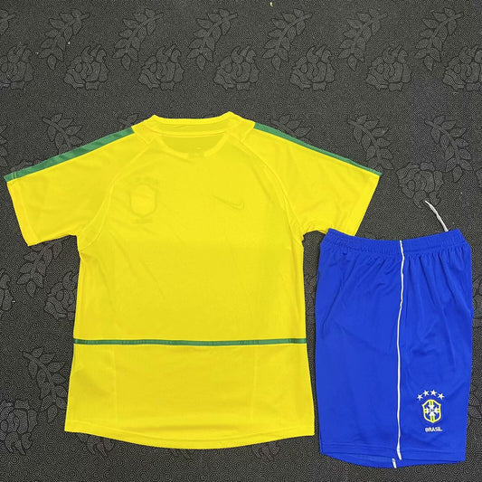 Retro Brazil Home Kits Suit 2002
