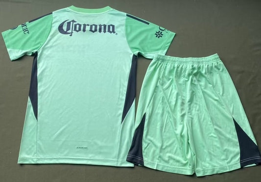 Club America Goalkeeper Green Kids Football Jersey 2025/2026