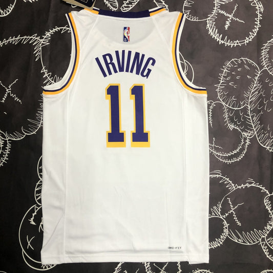 Los Angeles Lakers 75 Year White #11 IRVING NBA Season Jerseys