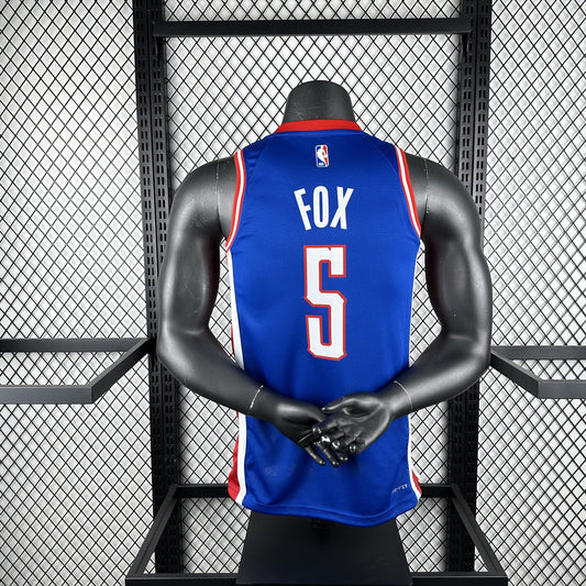 Sacramento Kings City Edition #5 FOX NBA Jerseys 2025