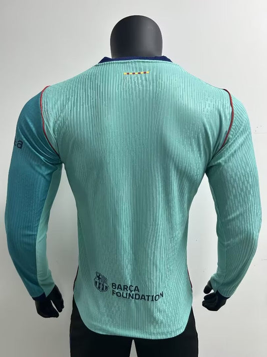 Barcelona Away Long Sleeve Player Football Jersey 2026/2027