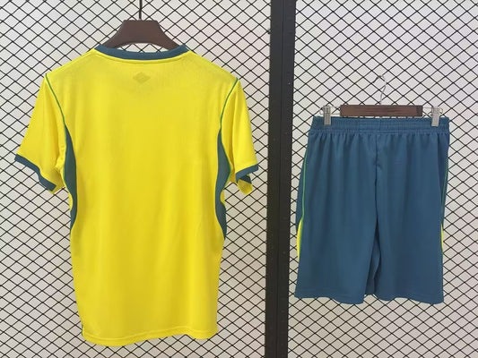 Brazil Home Yellow With Pants Sets Fans Football Jersey 2026/2027