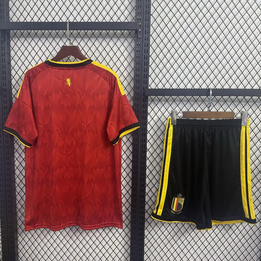Belgium Home Fans With Pants Sets Football Jersey 2026/2027