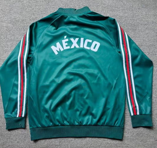 Mexico Jacket Fans Sets With Pants Football Jersey 1986