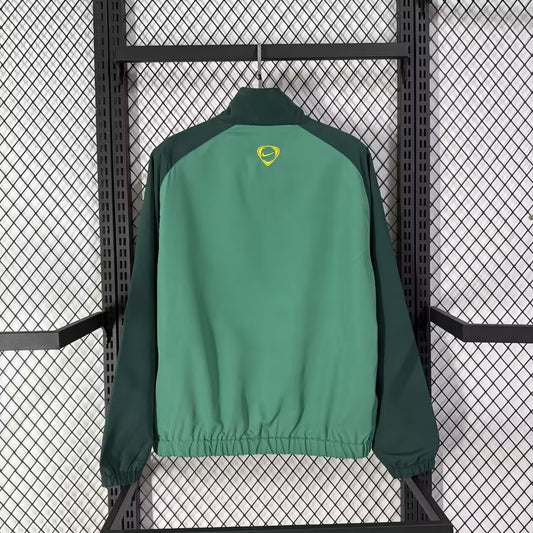 Brazil Windbreaker Green Football Jersey 2026/2027