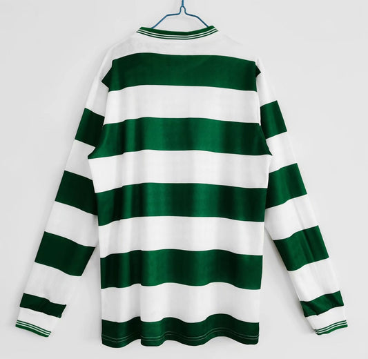 Retro 1987/1988 Celtic Home Long Sleeve1:1 Quality Football Jersey