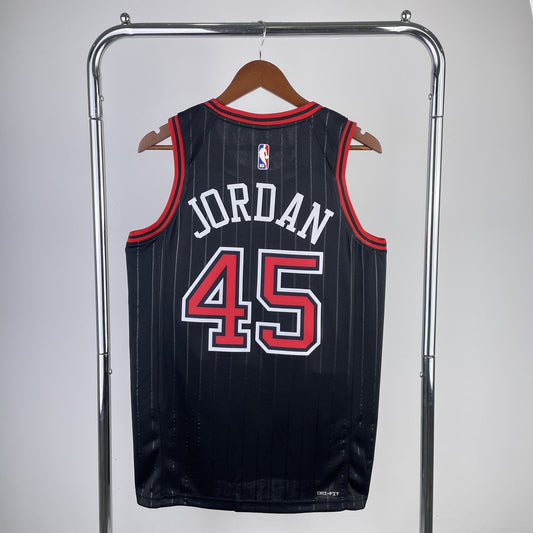 Chicago Bulls Black #45 JORDAN NBA Season Jerseys 2023