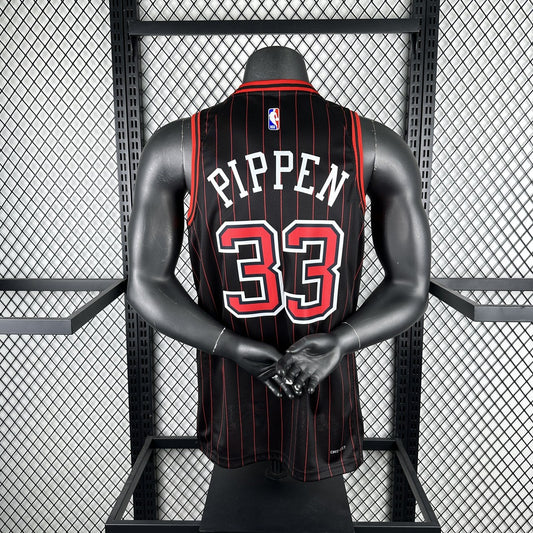 Chicago Bulls JORDAN Black #33 PIPPEN NBA Jerseys 2026